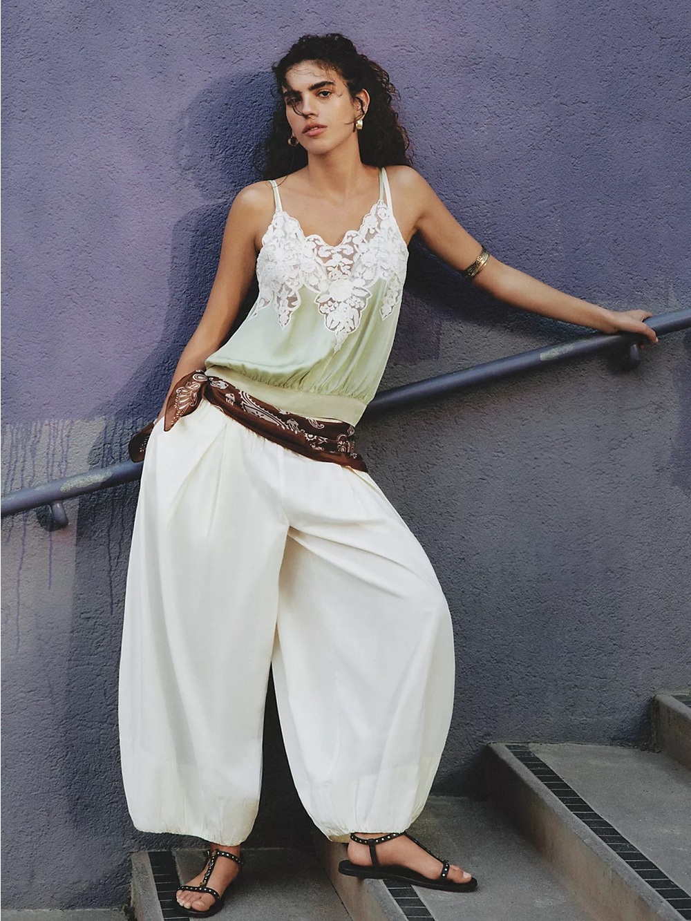 Moonflower Pull-On Balloon Pants - Picture 10 of 10